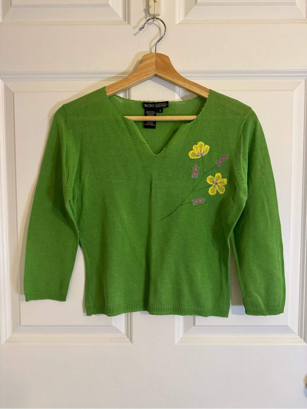 Vintage BCBG Max Azria Vneck sweater.